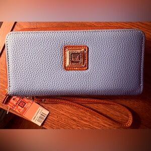 Stone Mountain Pebble Double Zip-Around Wallet- Large